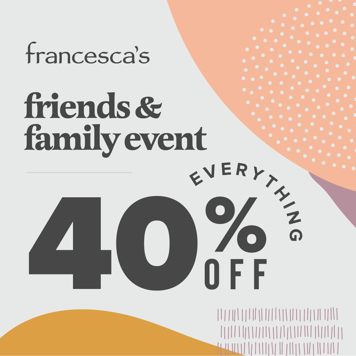 Friends &amp; Family Sale! icon