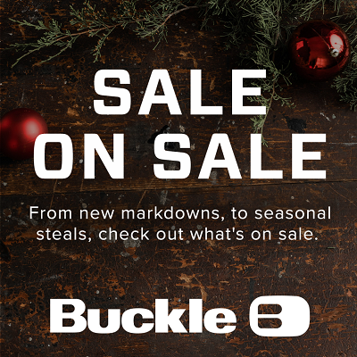 Sale on Sale items are now Buckle icon