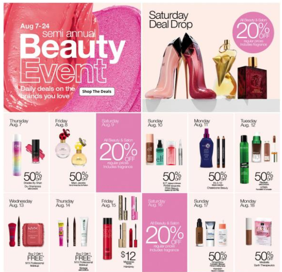 JCPenney Semi Annual Beauty Event icon