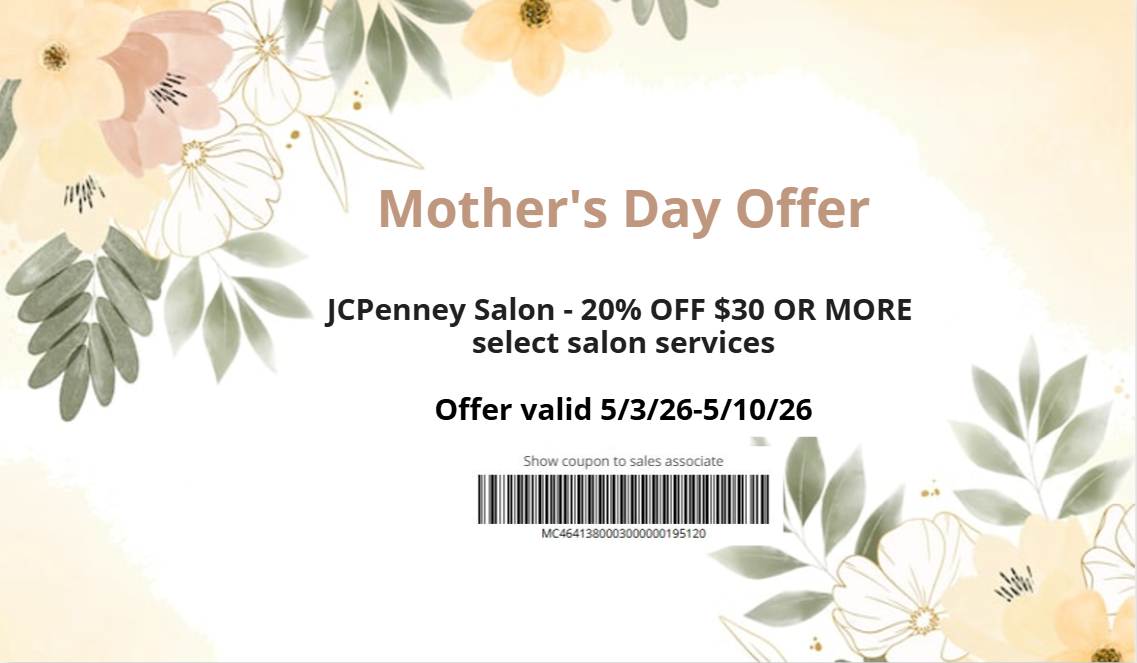 JCPenney Salon Mother’s Day Offer icon