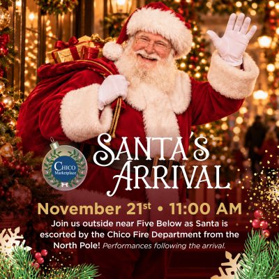 Santa is Coming To Chico Marketplace!